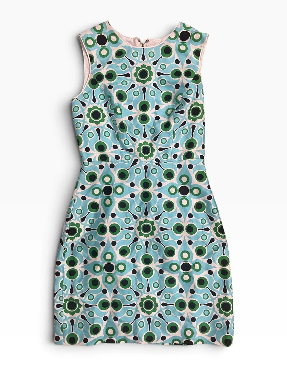 Kate Spade Mariam Silk & Cotton Blend Sheath Mod Dress Size 0